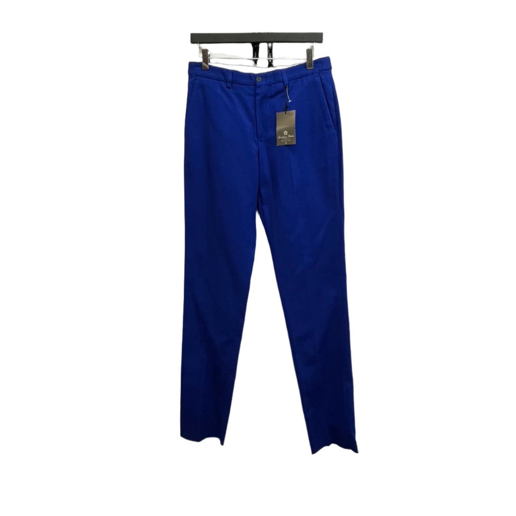 Gresham Blake Royal Blue Cotton Chino Trousers Size W 30 - Spitalfields Crypt Trust