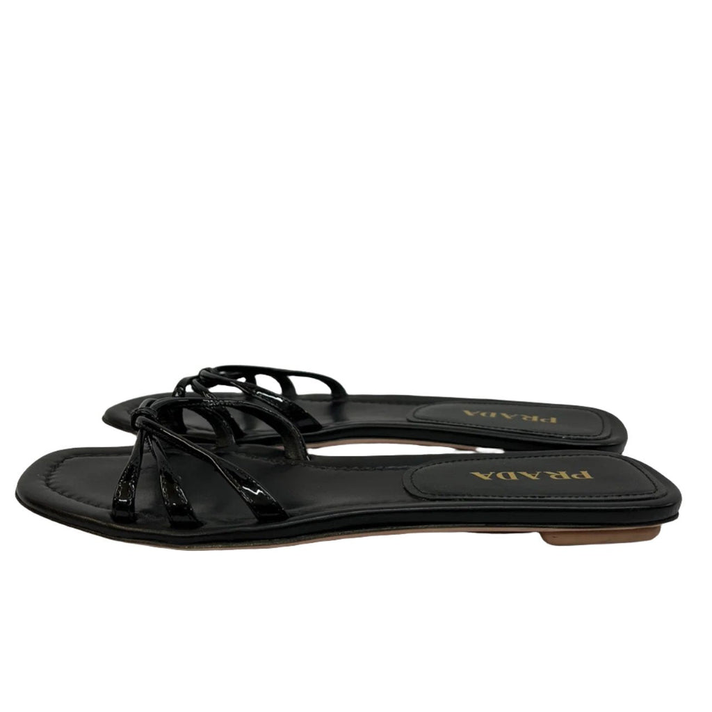 Prada Black Slip - on Sandals Size EUR 38,5 - Spitalfields Crypt Trust