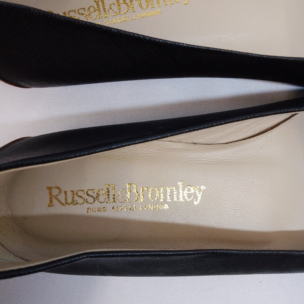 Russell & Bromley Black, Copper Ballet Flats Size EUR 37 - Spitalfields Crypt Trust