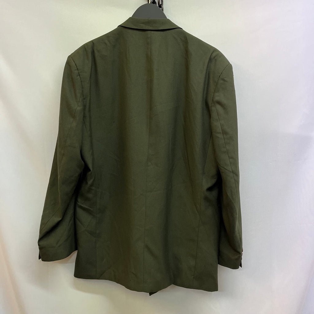 Vintage Arch Classics Olive Green Double Breasted Blazer Size XL - Spitalfields Crypt Trust