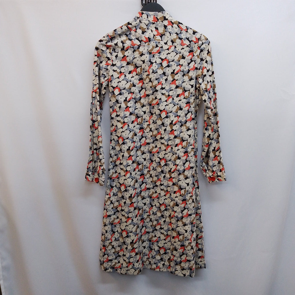 Vintage Harrods Multicoloured Floral Print Shirt Dress Size UK 12 - Spitalfields Crypt Trust