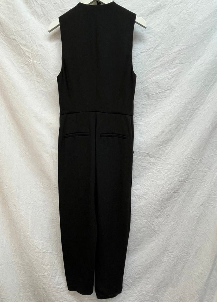 A.L.C. Black Double Breasted Jumpsuit Size 4 - Spitalfields Crypt Trust