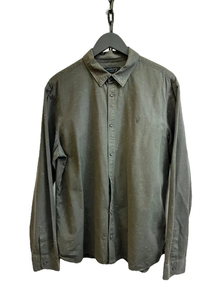 ALLSAINTS Grey Long Sleeve Shirt Size XL - Spitalfields Crypt Trust