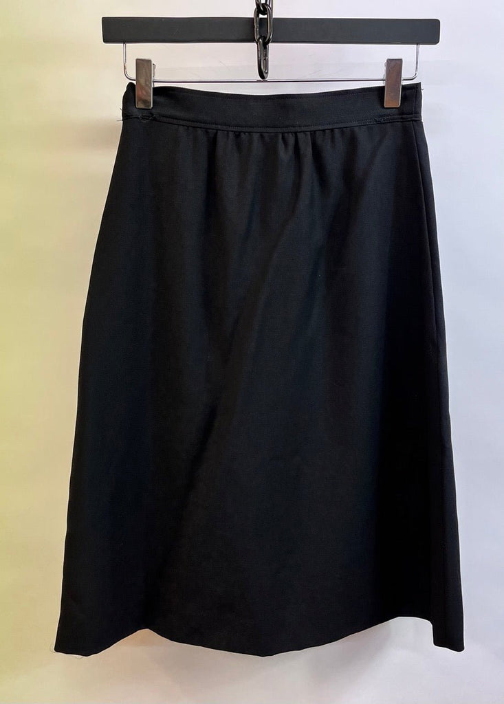 A.P.C. Black A Line Skirt Size 34 - Spitalfields Crypt Trust