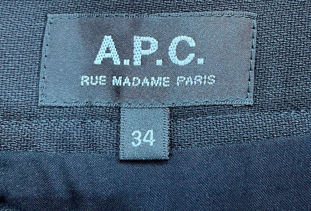A.P.C. Black A Line Skirt Size 34 - Spitalfields Crypt Trust