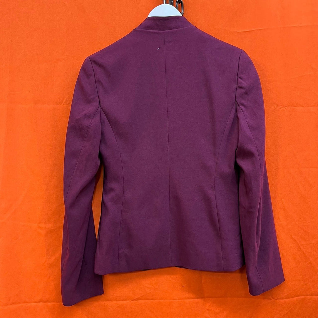 Bay Purple High Collar Jacket Size 10 - Spitalfields Crypt Trust