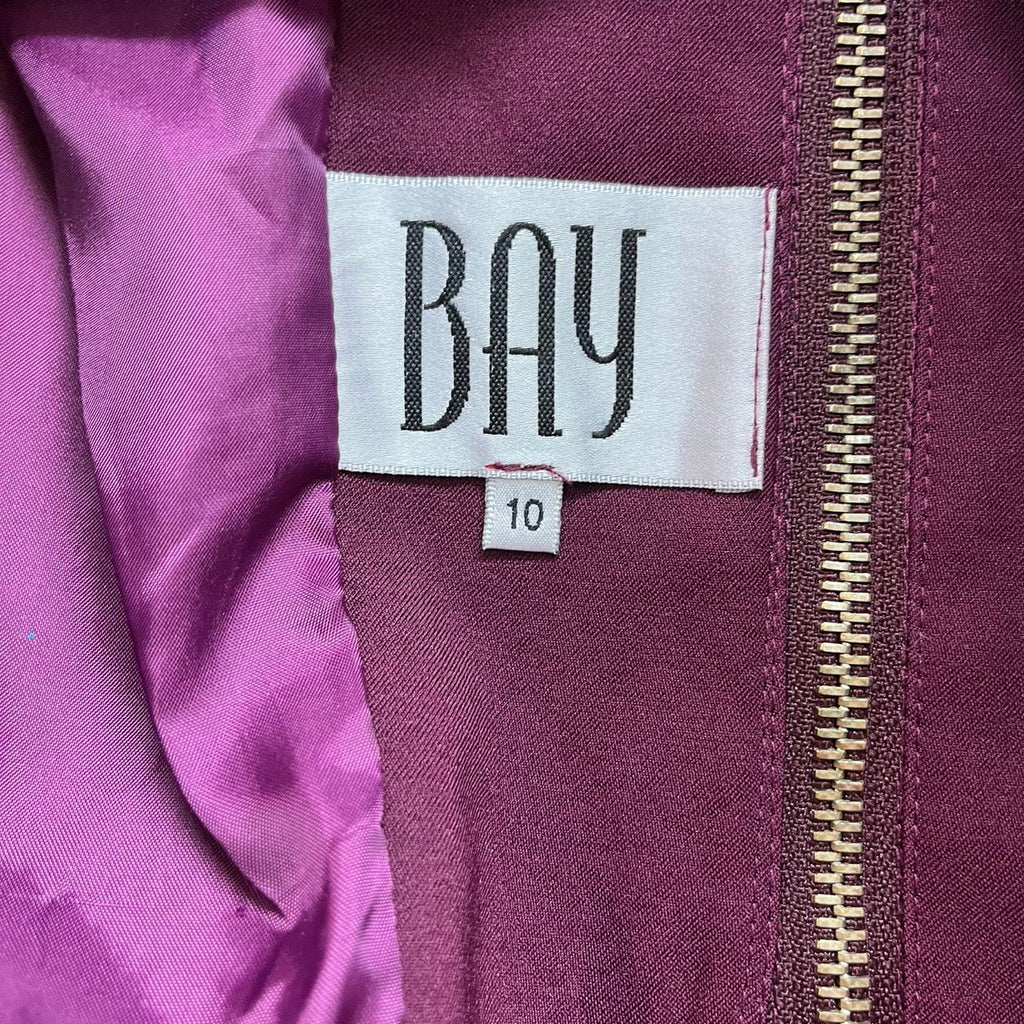 Bay Purple High Collar Jacket Size 10 - Spitalfields Crypt Trust