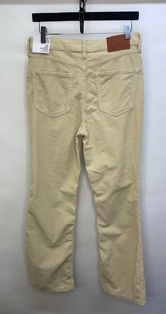 BDG Ivory Flare Mid Rise Corduroy Trousers Size W29 L28 - Spitalfields Crypt Trust