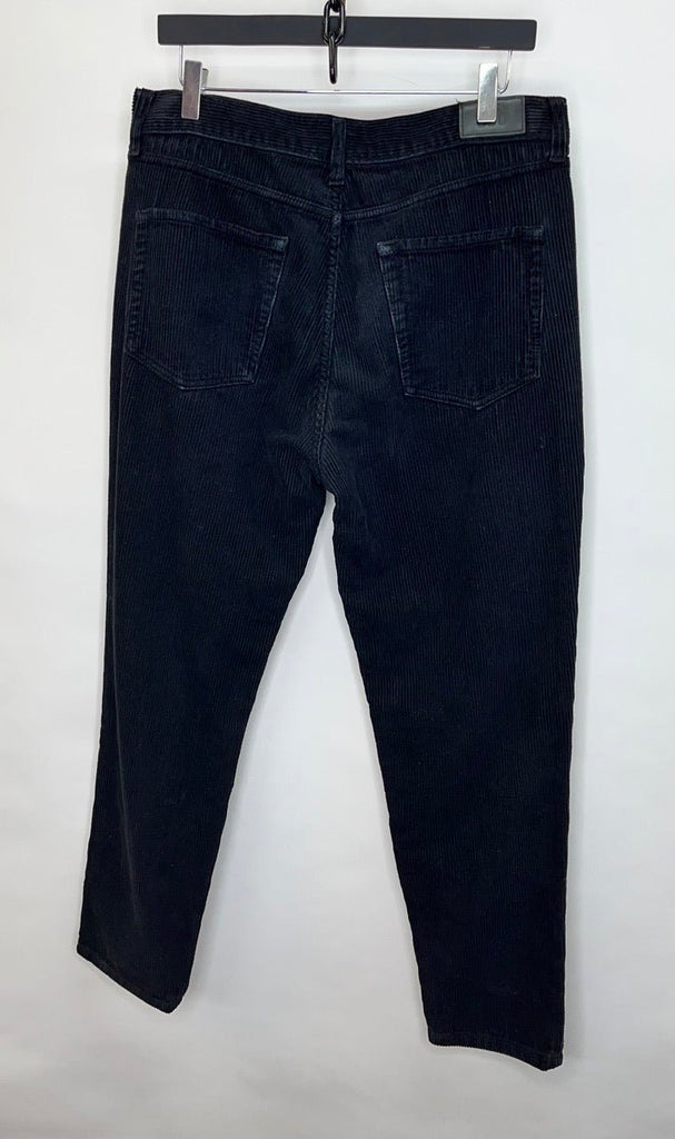 BDG URBAN OUTFITTERS Black Corduroy Trousers Size W32 L32 - Spitalfields Crypt Trust