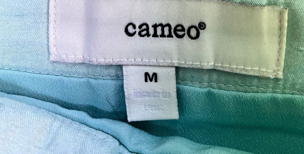 CAMEO Mint Asymmetric Mini Skirt Size M - Spitalfields Crypt Trust