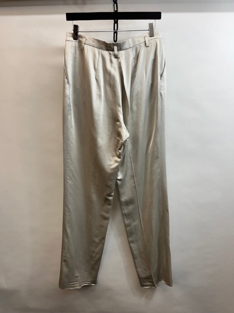 CERRUTI 1881 Grey Reflection White Pinstripe Trousers Size D 42 - Spitalfields Crypt Trust