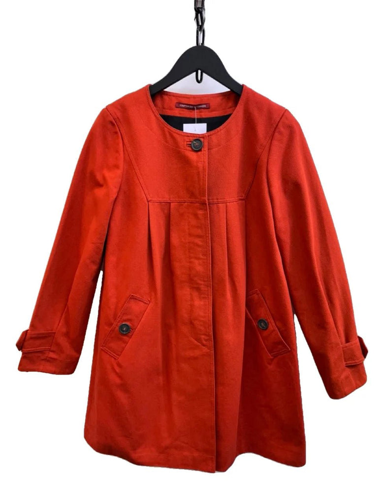COMPTOIR DES COTONNIERS Orange Duster Coat Size 38 - Spitalfields Crypt Trust