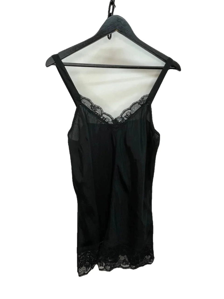 DAY BIRGER ET MIKKELSEN Black Lace Trim Camisole Size 38 - Spitalfields Crypt Trust