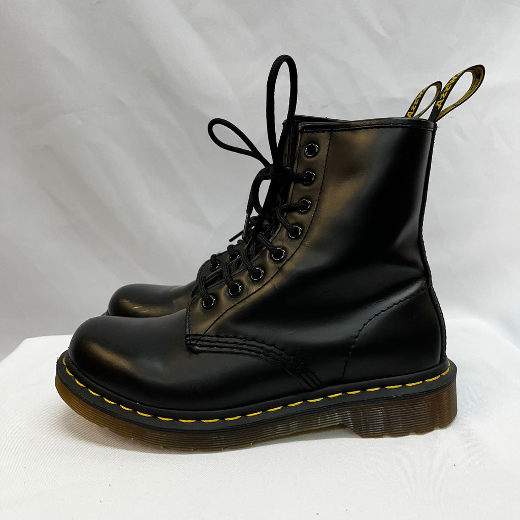 Dr Martens Black 8-Hole Lace Up Boots Size UK 5 EUR 38 - Spitalfields Crypt Trust
