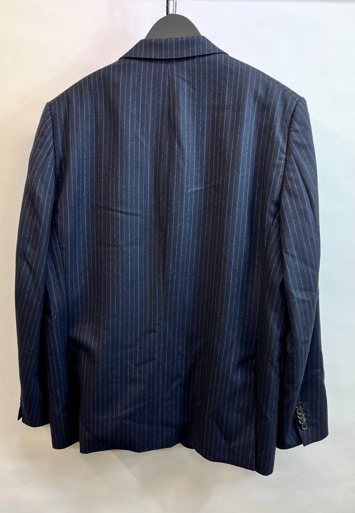 Duchamp Navy Pinstripe Blazer Jacket Size 44 - Spitalfields Crypt Trust