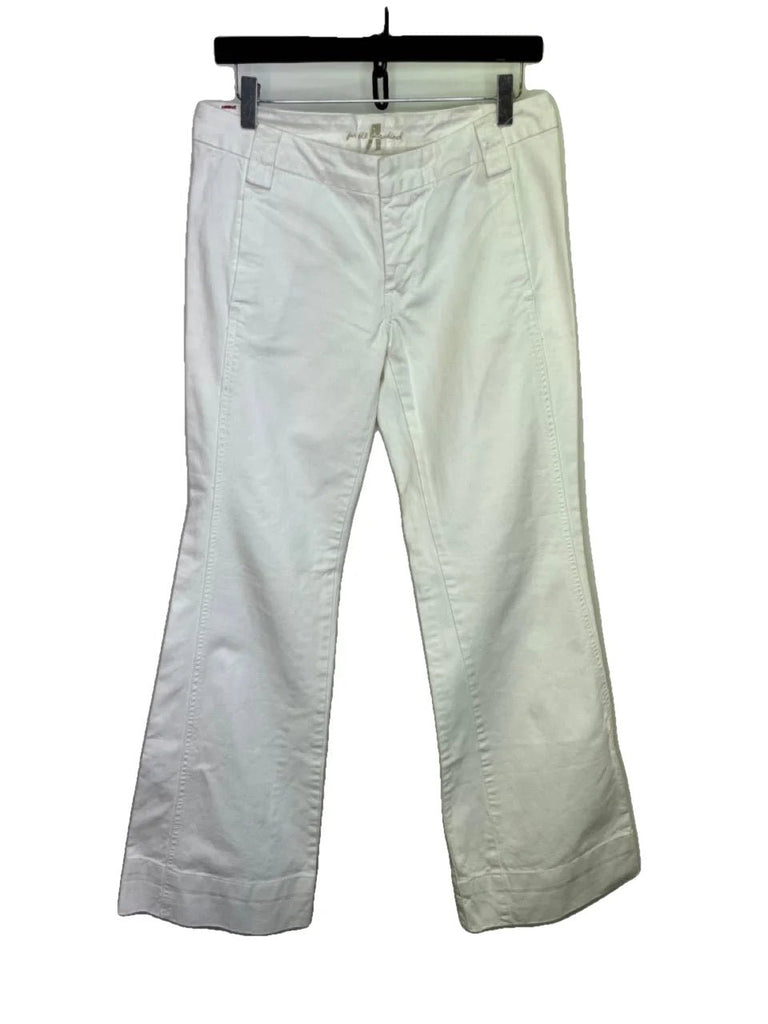 FOR ALL MANKIND White Cropped Jeans Size 28 - Spitalfields Crypt Trust