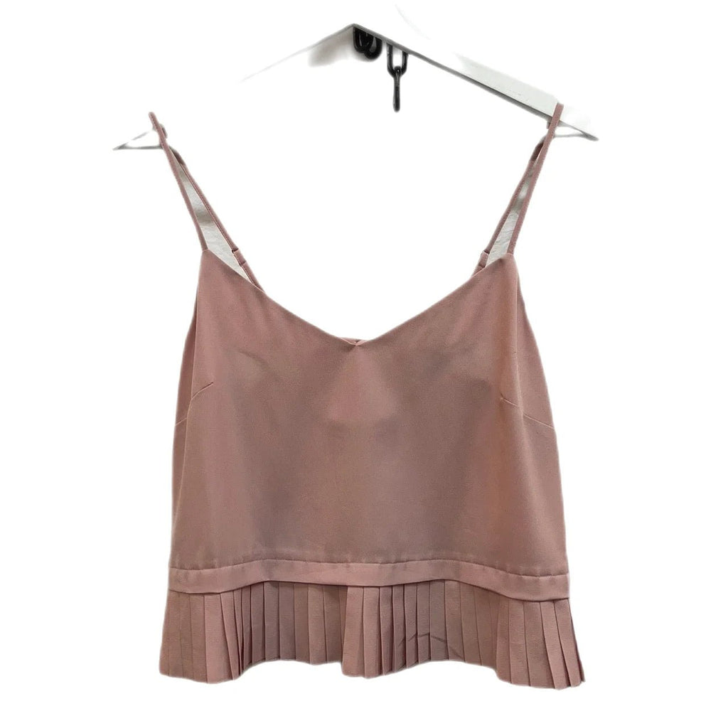 French Connection Light Pink Pleated Hem Camisole Size S - Spitalfields Crypt Trust