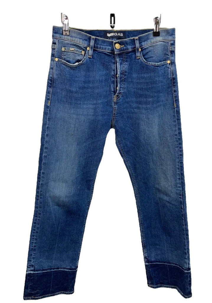 GAS Blue Denim Cropped Jeans W27 L28 - Spitalfields Crypt Trust