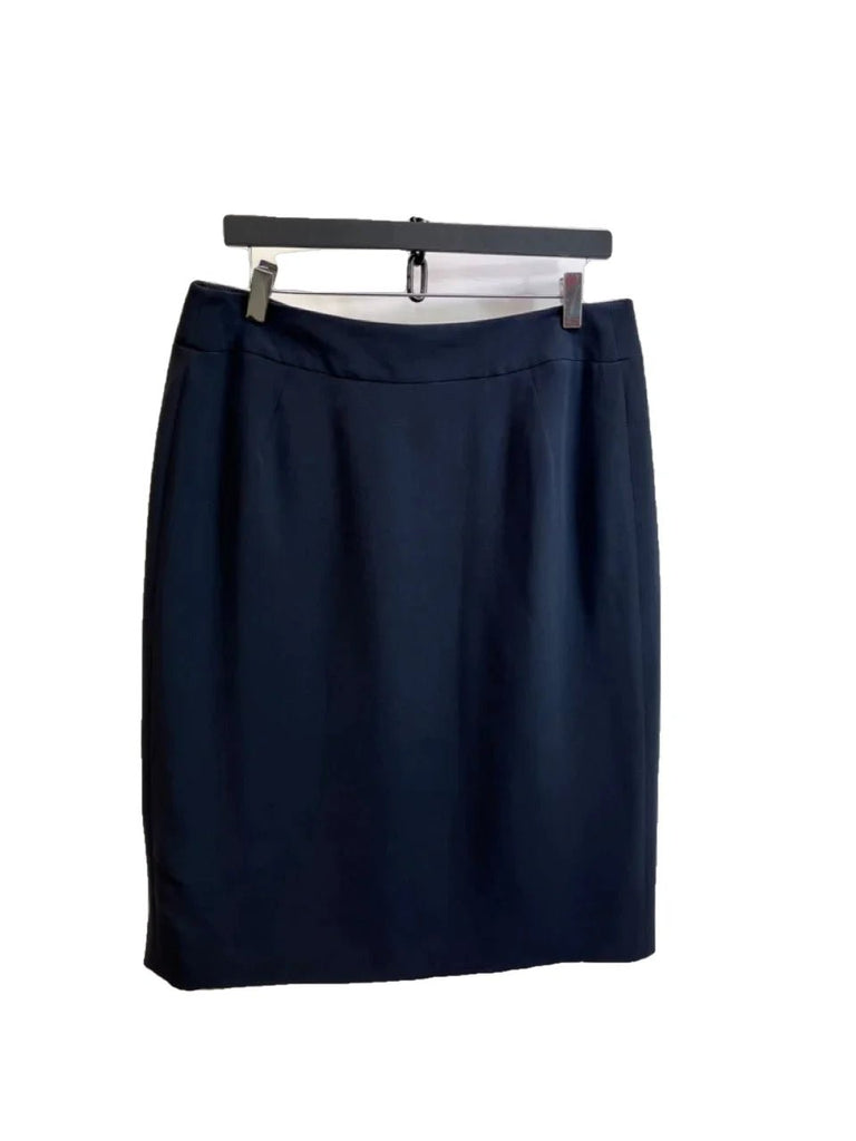GIORGIO ARMANI Navy Pencil Skirt Size 48 - Spitalfields Crypt Trust