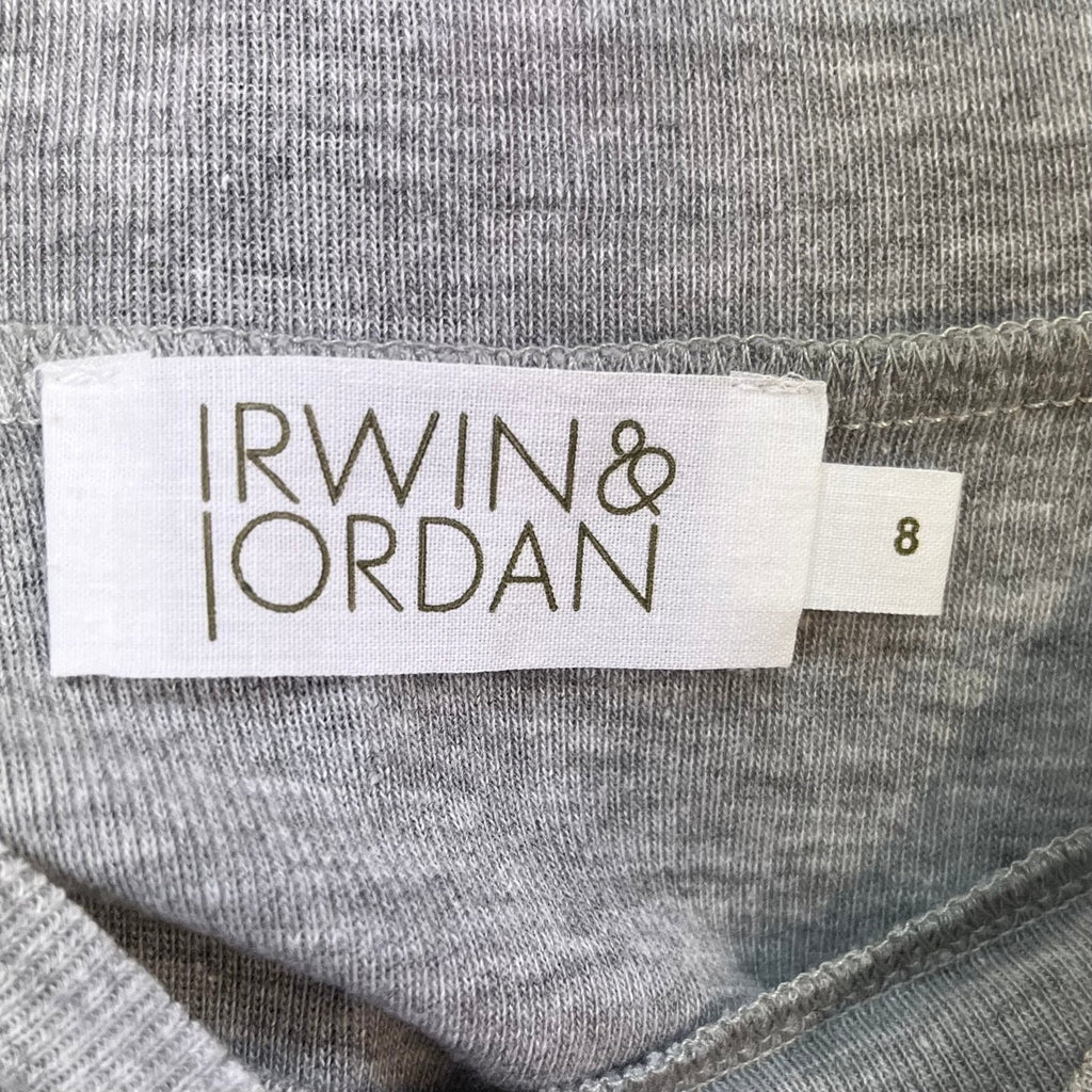 Irwin & Jordan Grey, Red Colour Block Midi Dress Size 8 - Spitalfields Crypt Trust