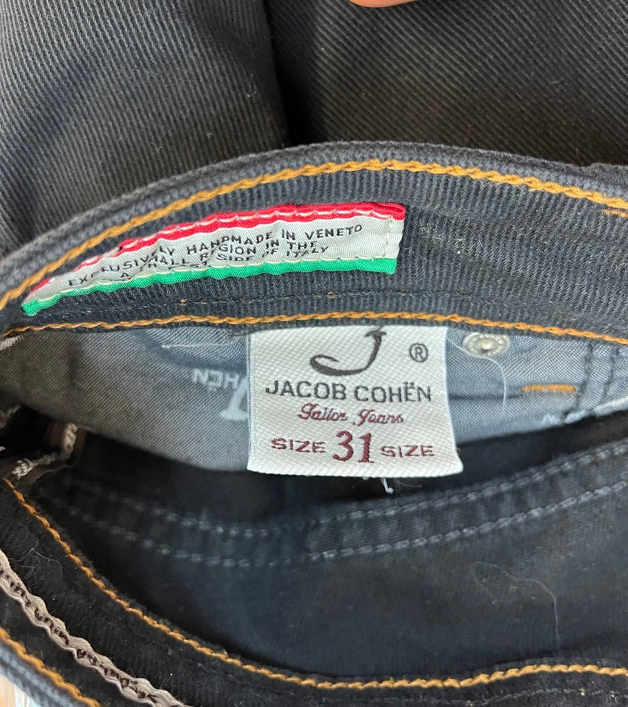 JACOB COHEN Black Slim Fit Jeans Size 31 - Spitalfields Crypt Trust