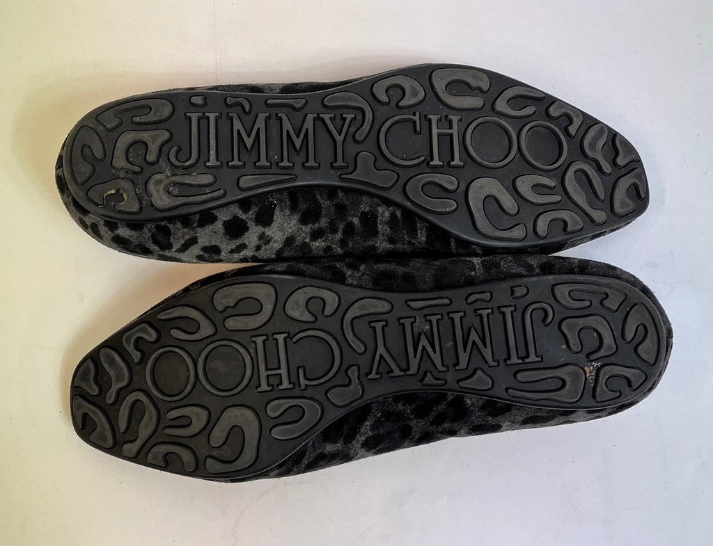 Jimmy Choo Animal Print Loafer Pump Shoes UK 7 EUR 40 - Spitalfields Crypt Trust