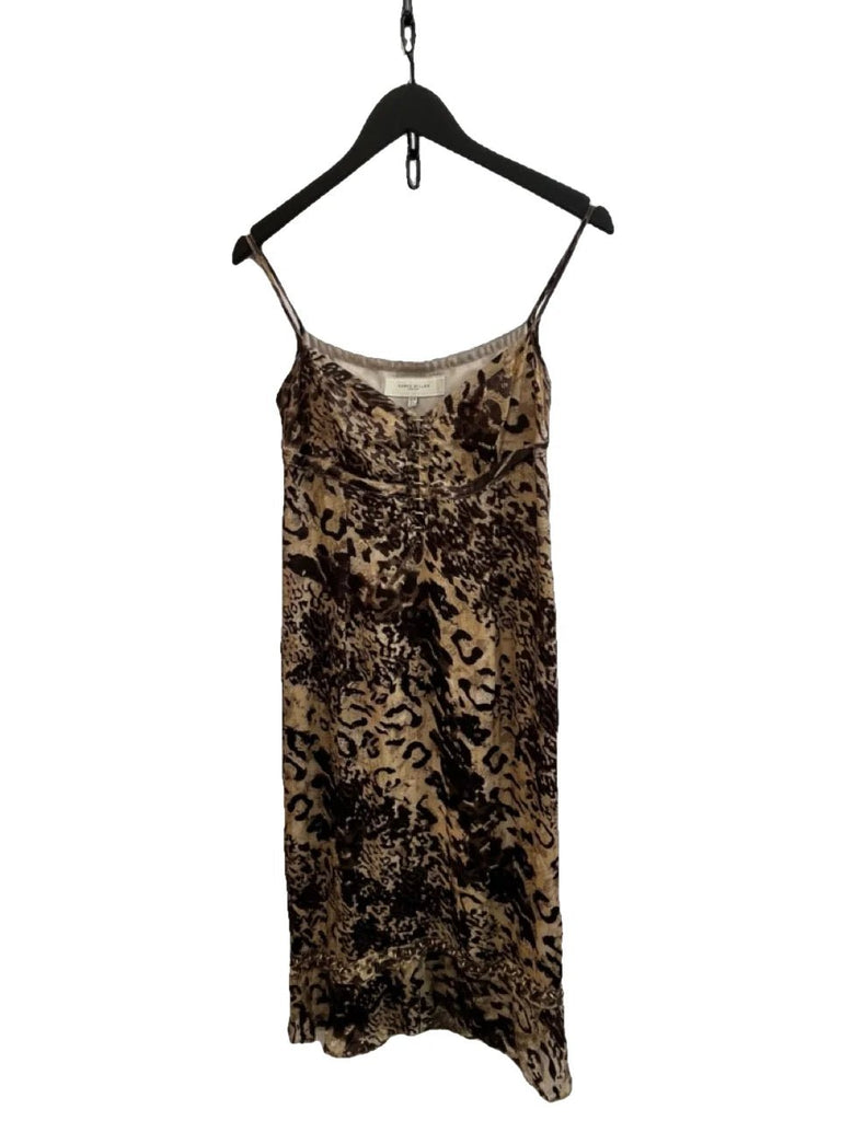 KAREN MILLEN Beige, Brown, Black Animal Print Dress Size UK 10 - Spitalfields Crypt Trust