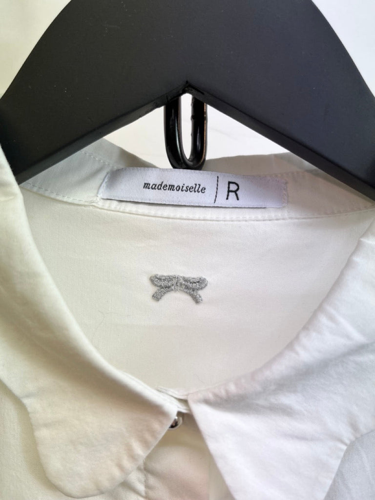 LA REDOUTE White Mademoiselle Shirt Size UK 10 - Spitalfields Crypt Trust