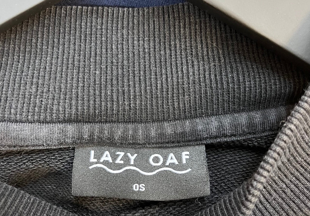 LAZY OAF Black Cat Face Dress Size S - Spitalfields Crypt Trust