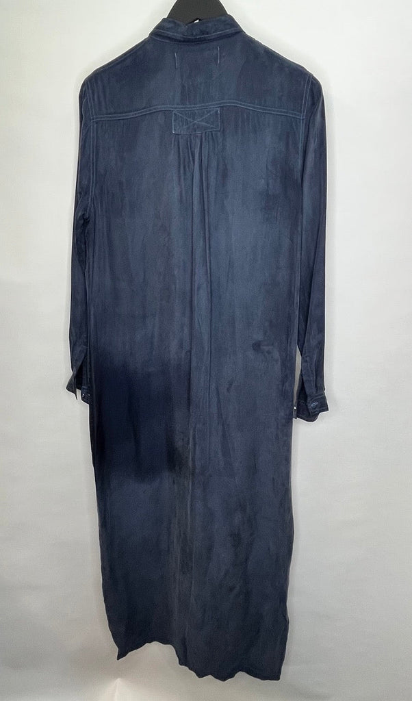 LF MARKEY Navy Shirt Maxi Dress Size UK 10 - Spitalfields Crypt Trust