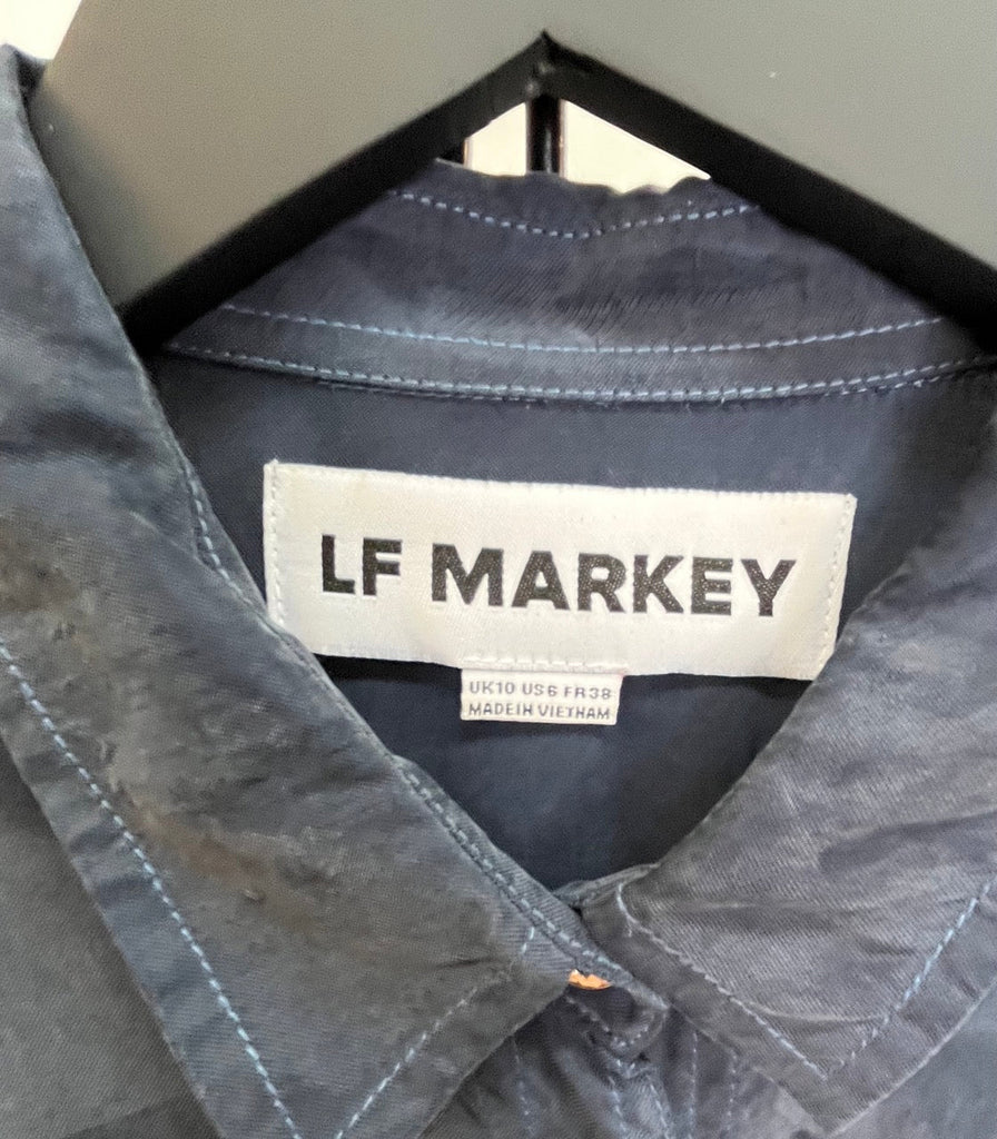 LF MARKEY Navy Shirt Maxi Dress Size UK 10 - Spitalfields Crypt Trust