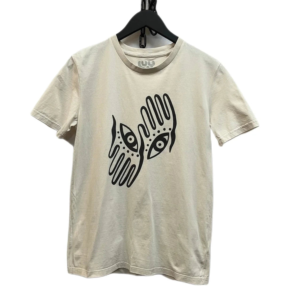 Lucy & Yak Beige Printed T Shirt Size S - Spitalfields Crypt Trust