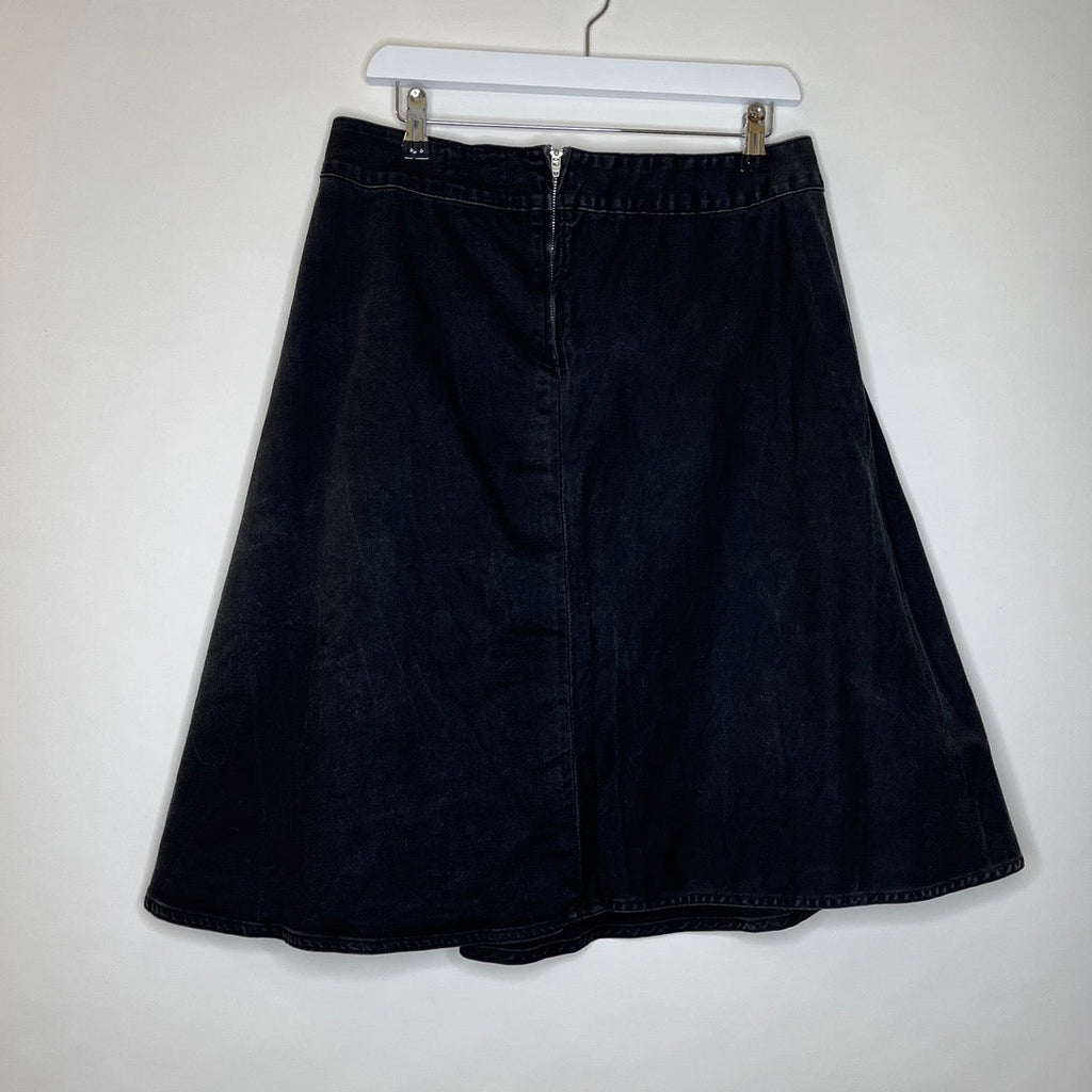 Mads Norgaard Copenhagen Black Stelly Skirt Size 42 - Spitalfields Crypt Trust