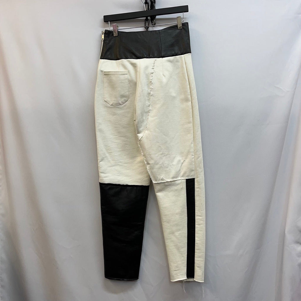 Marr (Making Art Righteously Rebellious) Black, White Patchwork Trousers - Spitalfields Crypt Trust