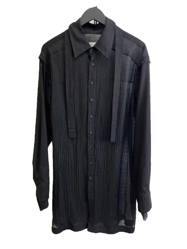 MICHAL LESZUK Black Unisex Light Shirt Size M - Spitalfields Crypt Trust