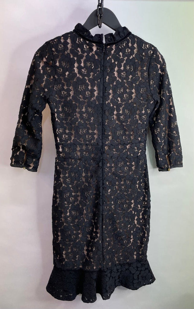 MILLIE MACKINTOSH Black Lace Dress Size 6 - Spitalfields Crypt Trust