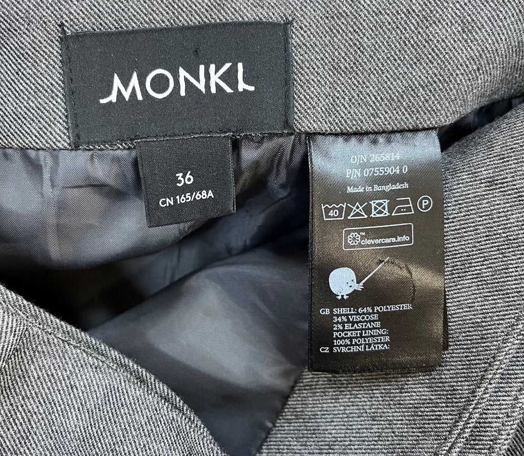 MONKI Grey Wrap Skirt Size 36 - Spitalfields Crypt Trust