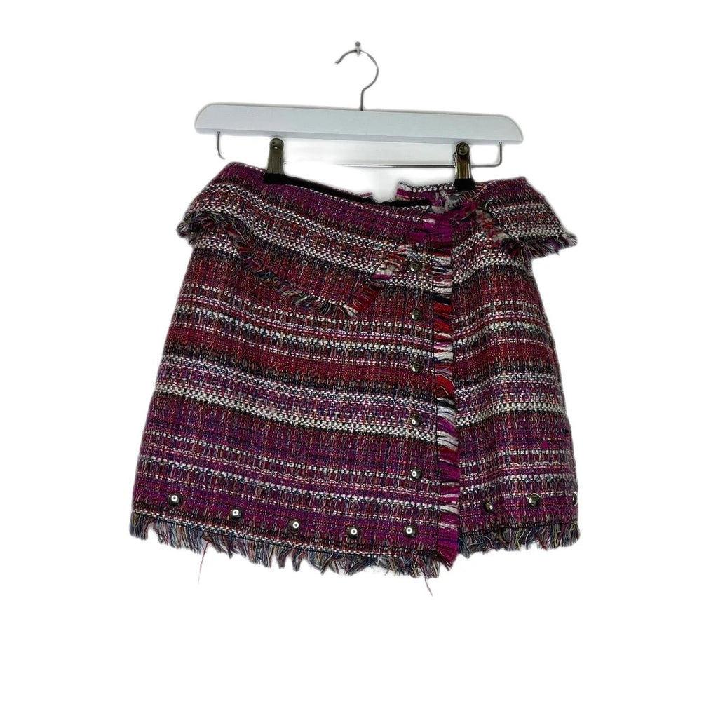 NBD Multicoloured Tweed Mini Skort Size XS - Spitalfields Crypt Trust