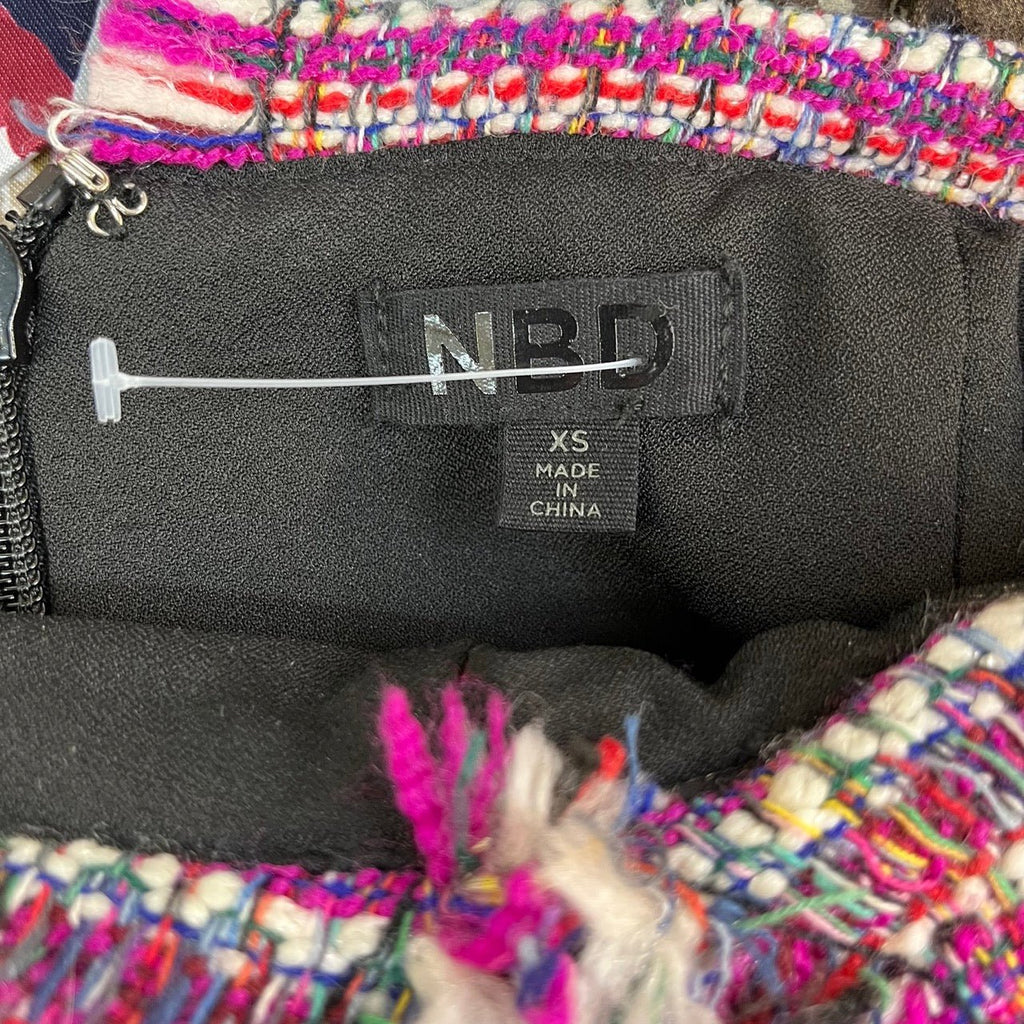NBD Multicoloured Tweed Mini Skort Size XS - Spitalfields Crypt Trust