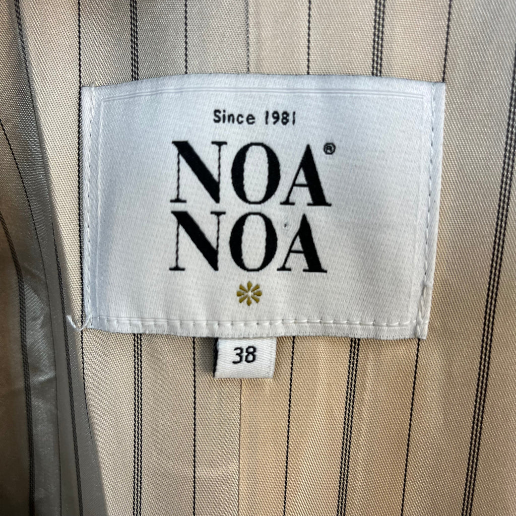 Noa Noa Grey Single Breasted Emmann Coat Size EUR 38 - Spitalfields Crypt Trust
