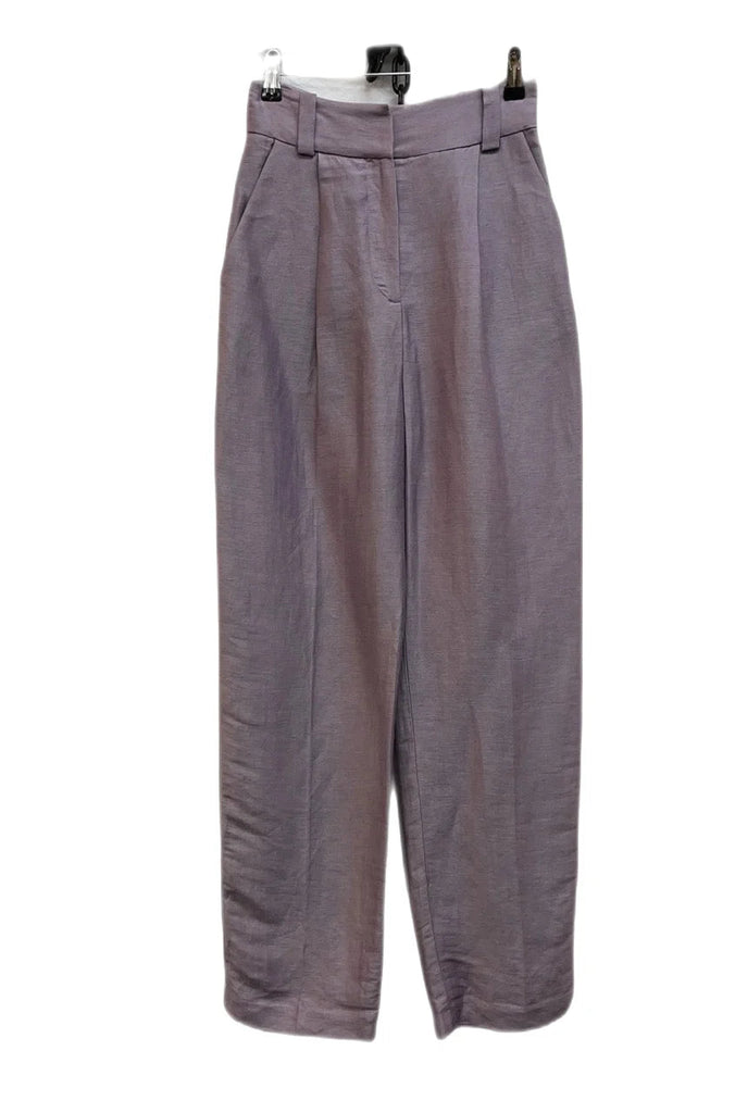 & Other Stories Light Purple Wide Leg Tailored Trousers Size Eur 34 - Spitalfields Crypt Trust