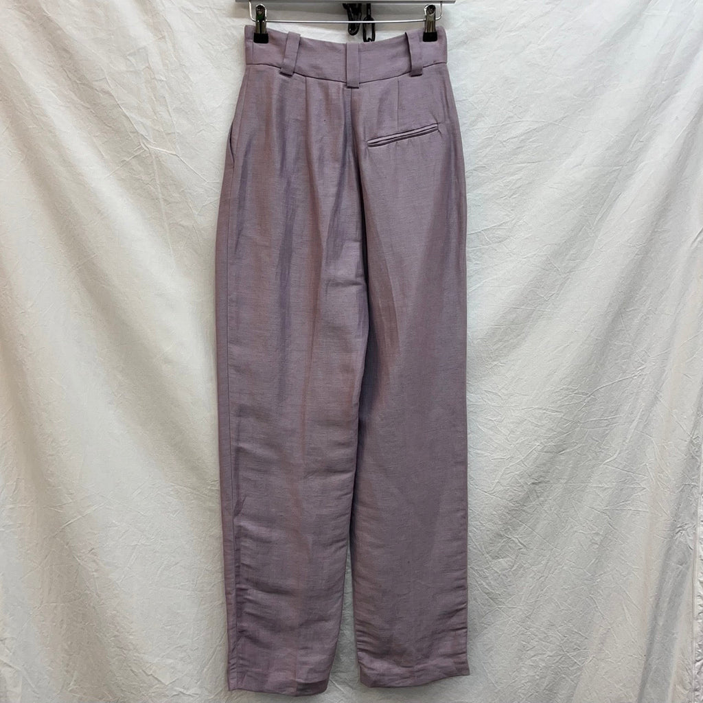 & Other Stories Light Purple Wide Leg Tailored Trousers Size Eur 34 - Spitalfields Crypt Trust