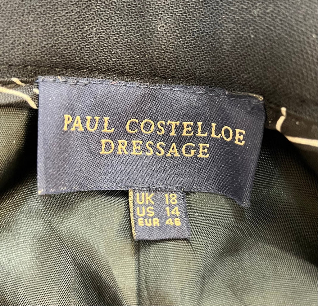 PAUL COSTELLOE DRESSAGE Black Wide Leg Trousers Size UK 18 - Spitalfields Crypt Trust