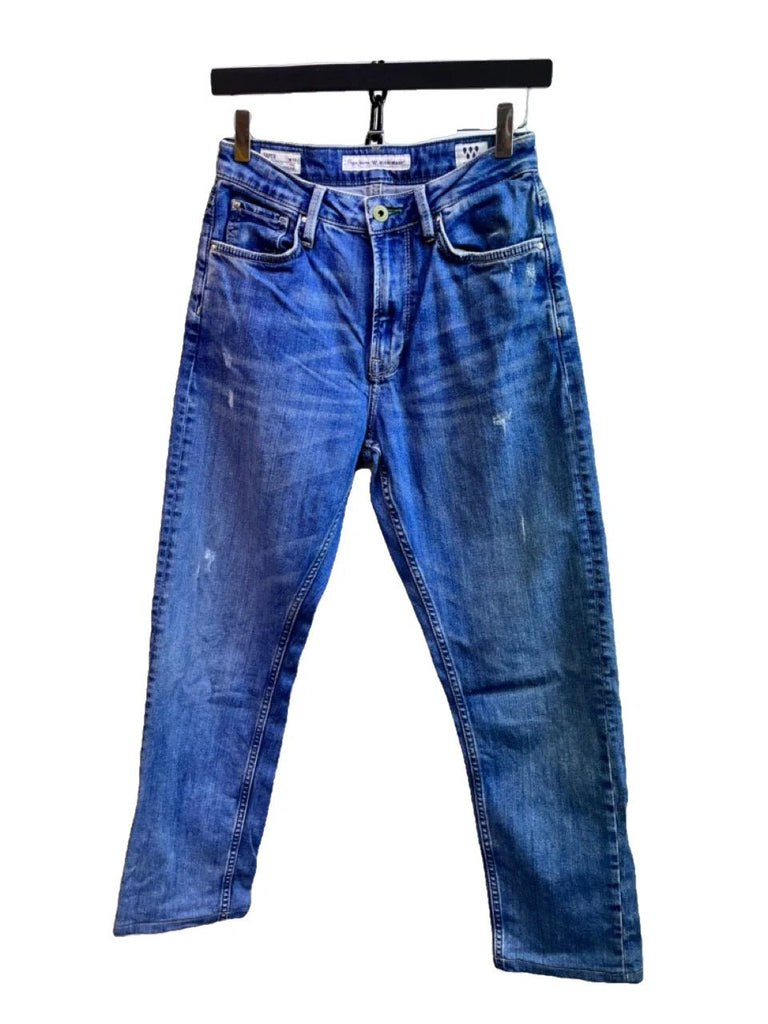 PEPE JEANS Blue Taper Jeans Size W26 - Spitalfields Crypt Trust