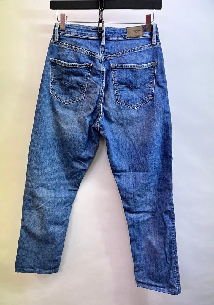 PEPE JEANS Blue Taper Jeans Size W26 - Spitalfields Crypt Trust