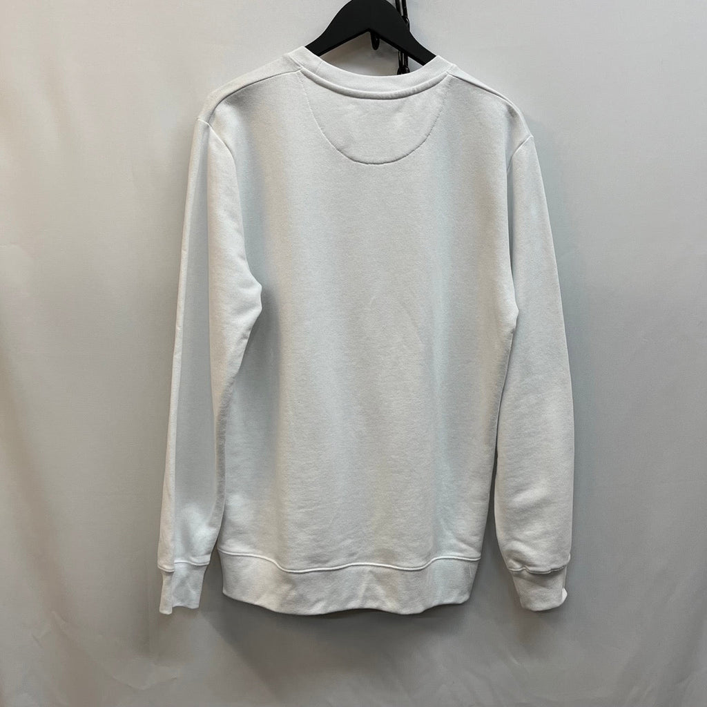 Pepe Jeans White Printed Sweatshirt Size M - Spitalfields Crypt Trust