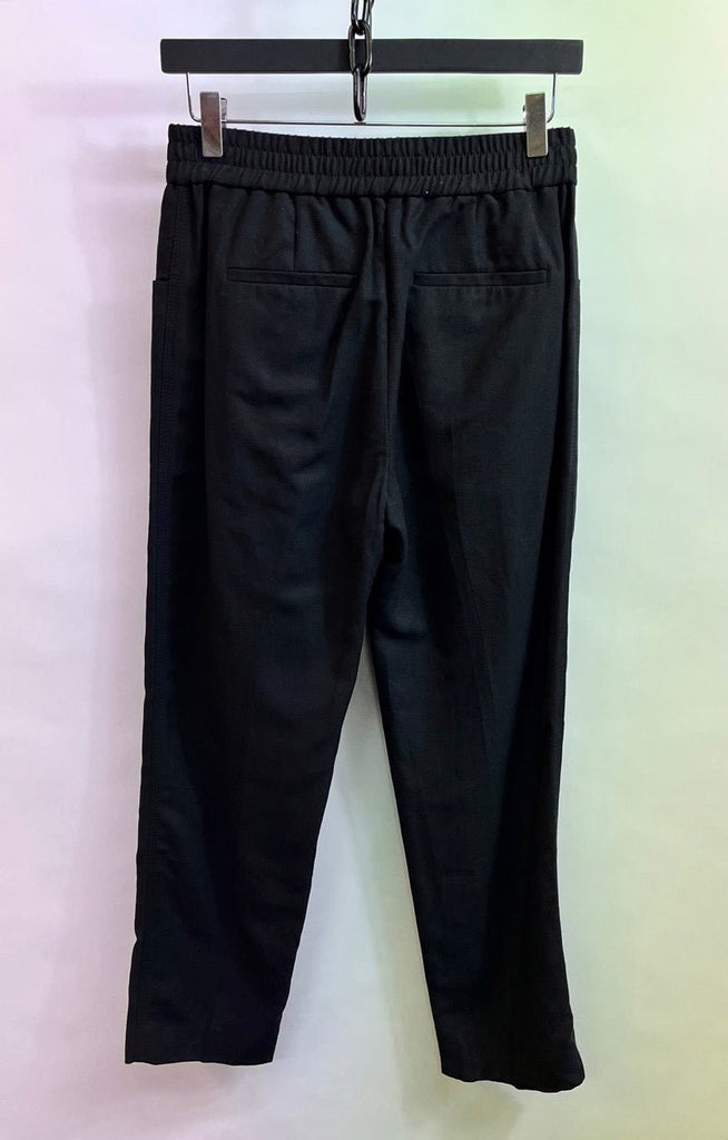 REISS Black Pleated Front Trousers Size UK 6 - Spitalfields Crypt Trust
