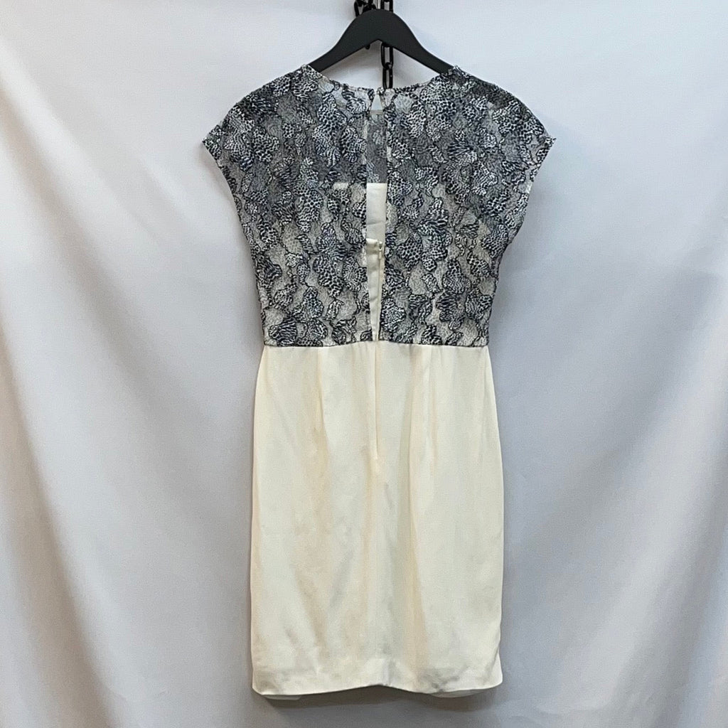 Reiss Black, White Katlun Round Neck Sleeveless Dress Size UK 8 - Spitalfields Crypt Trust
