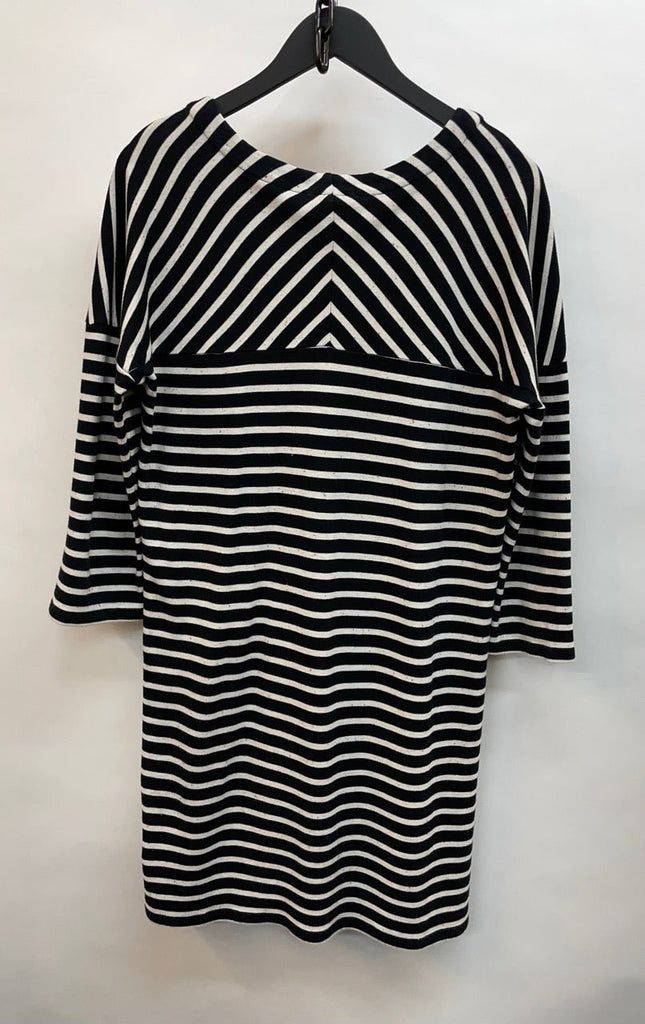 SCOTCH & SODA White, Black Striped Sweat Dress Size 2 - Spitalfields Crypt Trust