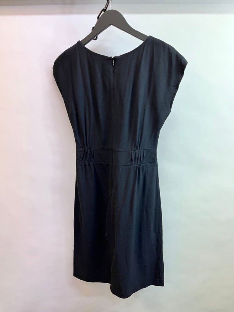Tara Jarmon Black Drape Detailed Dress Size 38 UK 10 - Spitalfields Crypt Trust